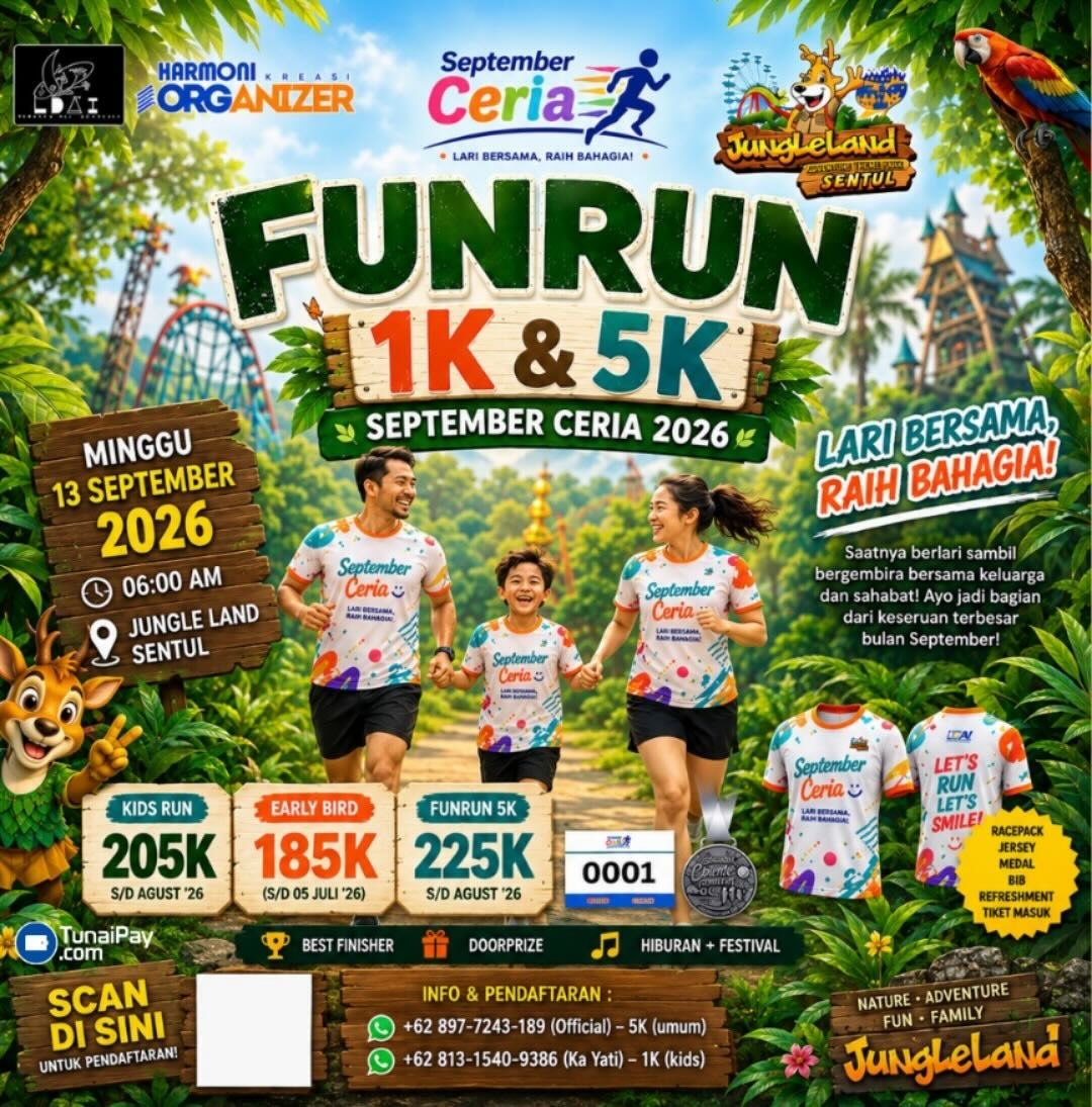 FUNRUN 5K SEPTEMBER CERIA